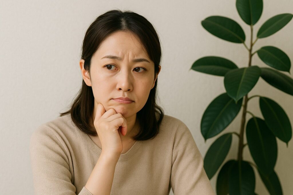 考える親